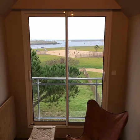 Appart-Studios Vue Mer Panoramique St Guenole Cote Mer Penmarcʼh Kamer foto